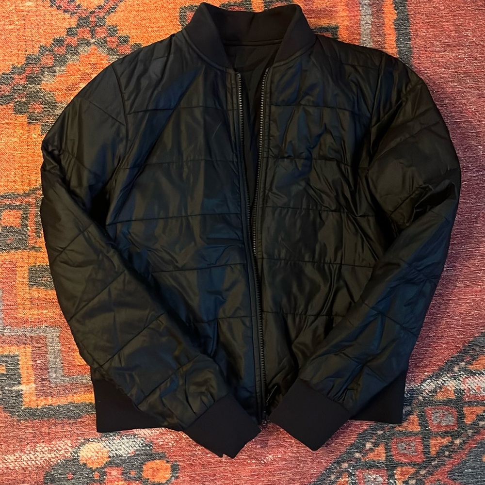 Lululemon mid-weight reversible bomber jacket